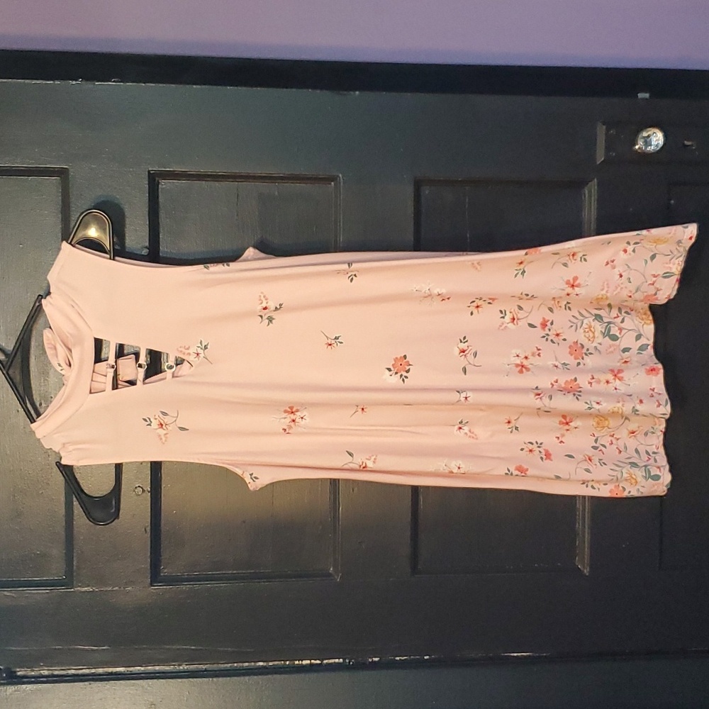 Pink Floral Dress